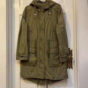Topshop Fishtail Unlined Parka